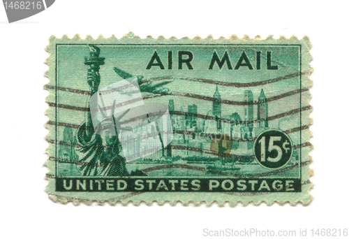 Image of Old postage stamp from USA 15 cents 