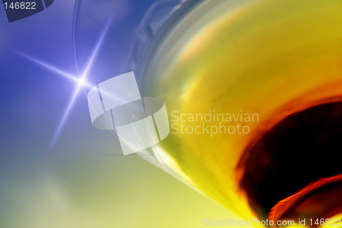 Image of Martini glass close-up