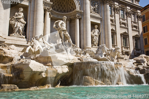 Image of trevi fountain tourism