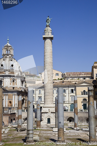 Image of ancient trajan market in rome