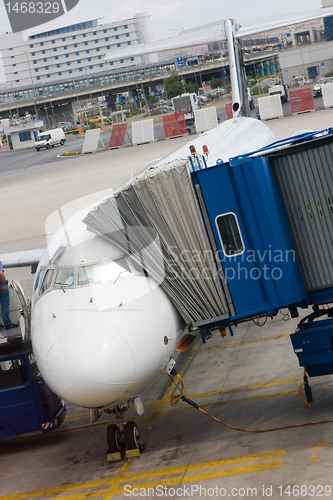 Image of flight boarding