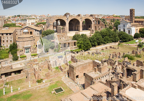 Image of roman forum ruins