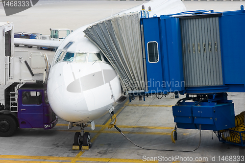 Image of flight boarding