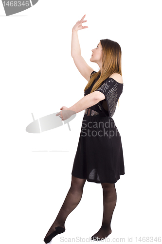 Image of isolated young woman