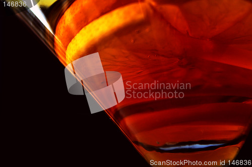 Image of Martini glass close-up