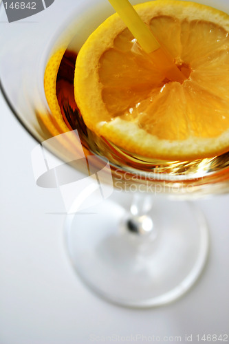 Image of Martini glass close-up