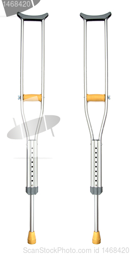 Image of two crutches