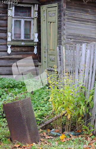 Image of Detail of Abandoned Vilage House