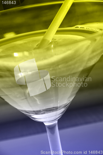 Image of Martini glass close-up