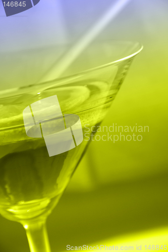 Image of Martini glass close-up