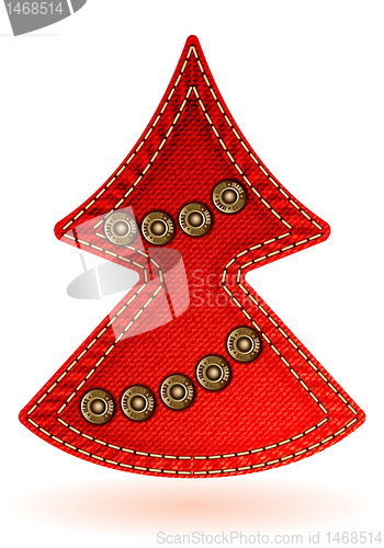 Image of Christmas Jeans Texture