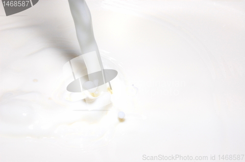 Image of splashing milk