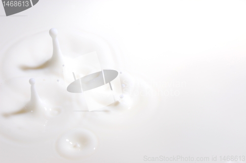 Image of milk drop