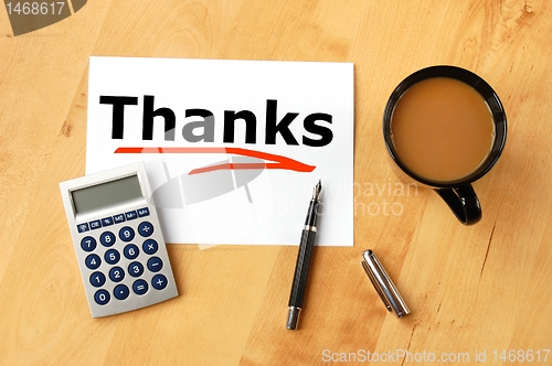 Image of thanks