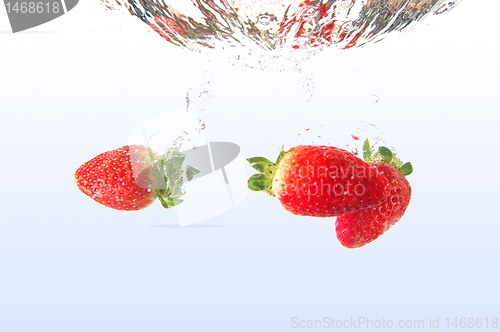 Image of strawberry splash
