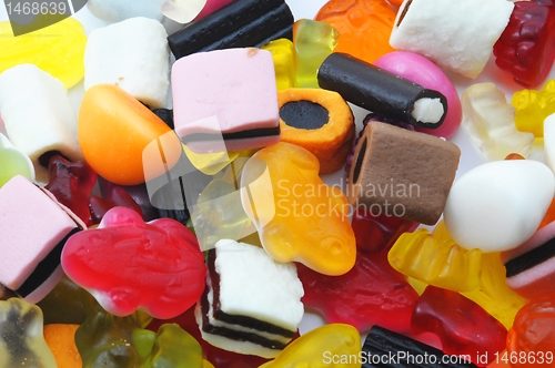 Image of sweets texture