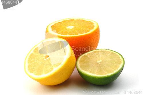 Image of lemon orange and citron fruit