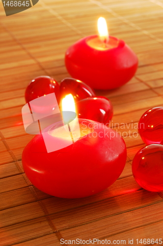 Image of red candle