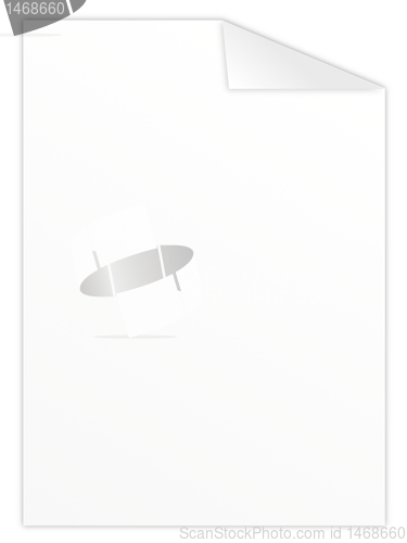 Image of blank sheet paper