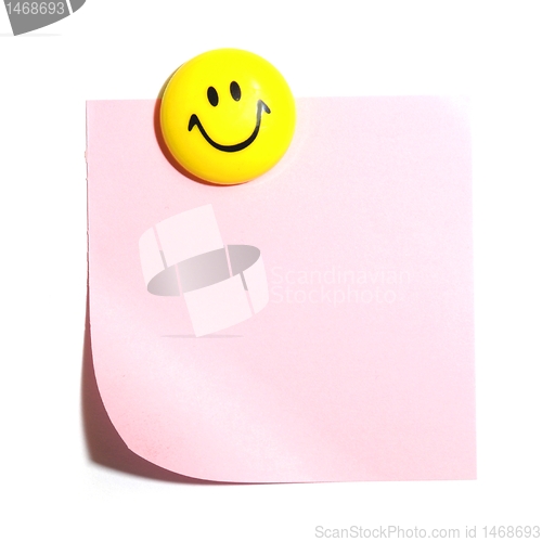 Image of smiley and copyspace