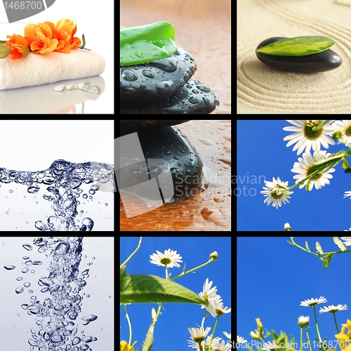 Image of spa collage