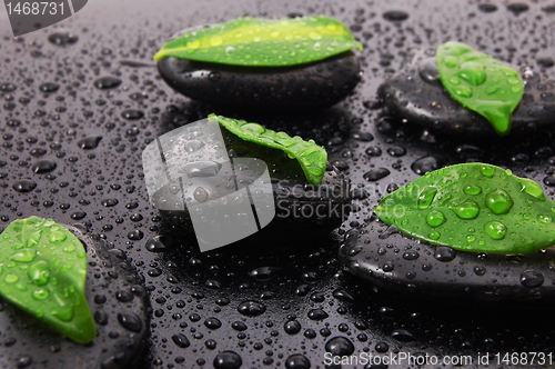 Image of zen stone wellness concept