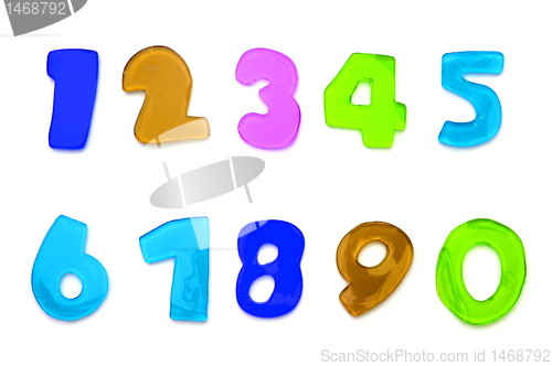 Image of letters and numbers