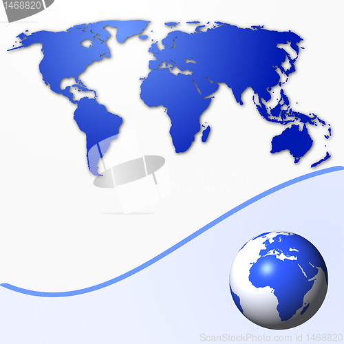 Image of world map