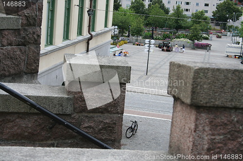 Image of View of a square in Sweden