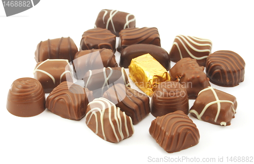 Image of chocolate praline