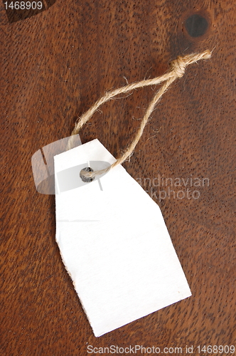 Image of blank price tag