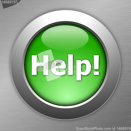 Image of green help button