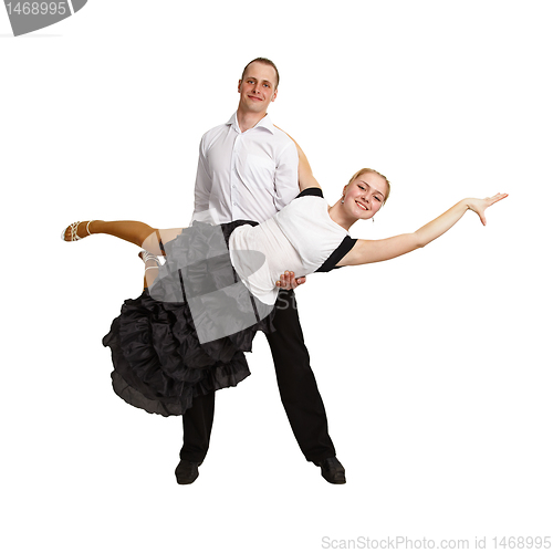 Image of Couple performing ballroom dance