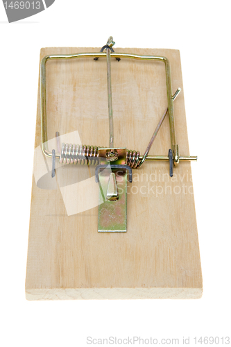 Image of Mousetrap Isolated on White Background
