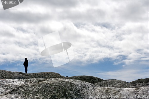 Image of A lonely man