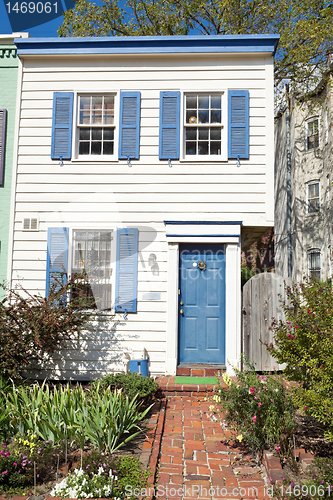 Image of Colonial Style Washington DC Row House Home 