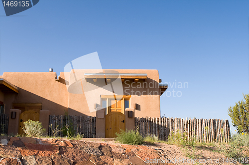 Image of Mission Style Home Adobe New Mexico United States