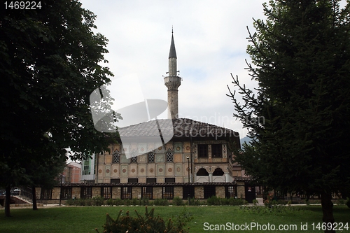Image of Aladza painted mosque, Tetovo, Macedonia