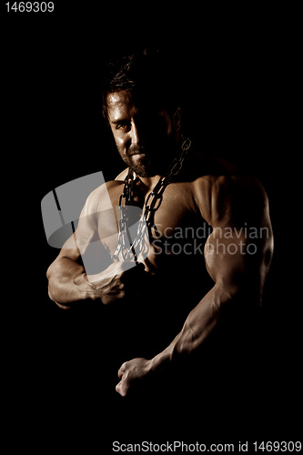 Image of bodybuilding man