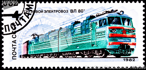 Image of Russian TUL-80 Electric Locomotive Train 