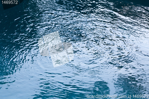 Image of Full Frame Ripples Blue Water Surface 