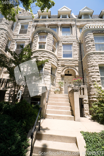 Image of Richardsonian Romanesque Stone Row Home Washington