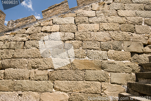 Image of Restored Mutianyu Section Great Wall Beijing China