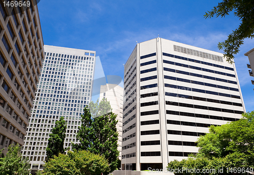 Image of High Rise Office Buildings Rossyln Virginia USA