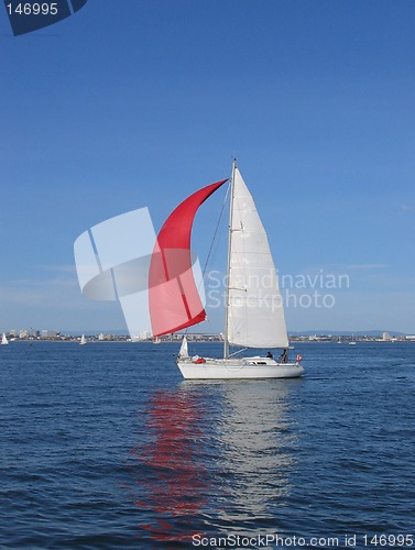 Image of Red sail