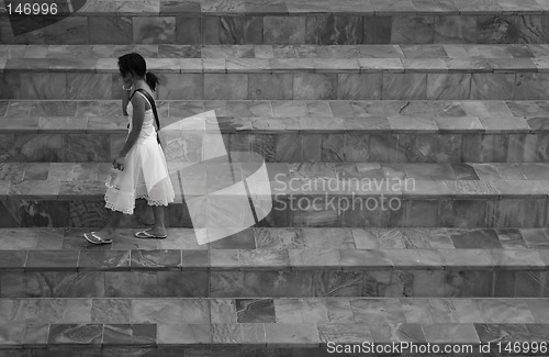 Image of Walking girl
