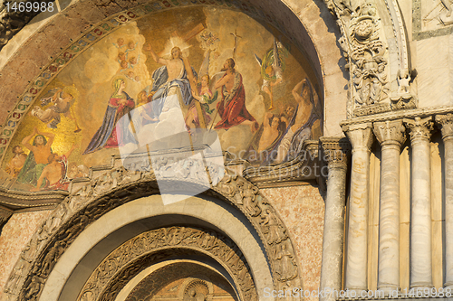 Image of Facade door of the Basilica St Mark 
