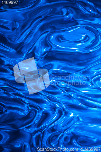 Image of Blue plastic