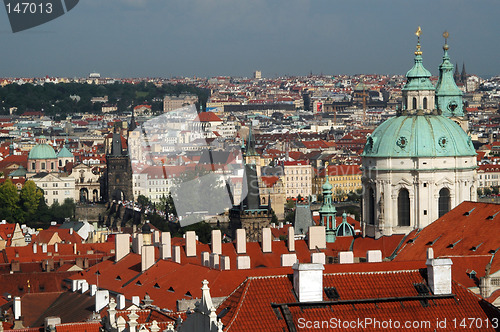 Image of prague rooftops