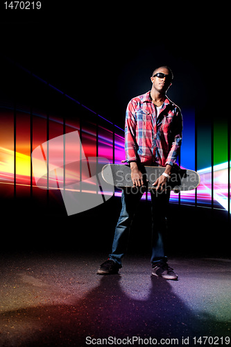 Image of Cool Skateboarder Guy
